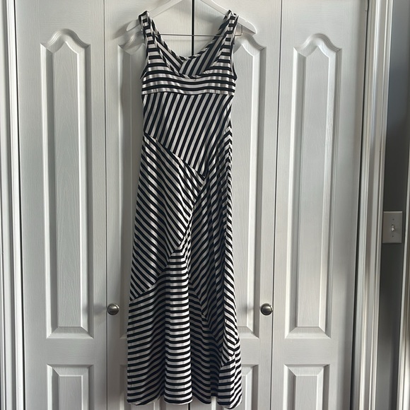 Monteau Striped Maxi Dress Large - Picture 3 of 6